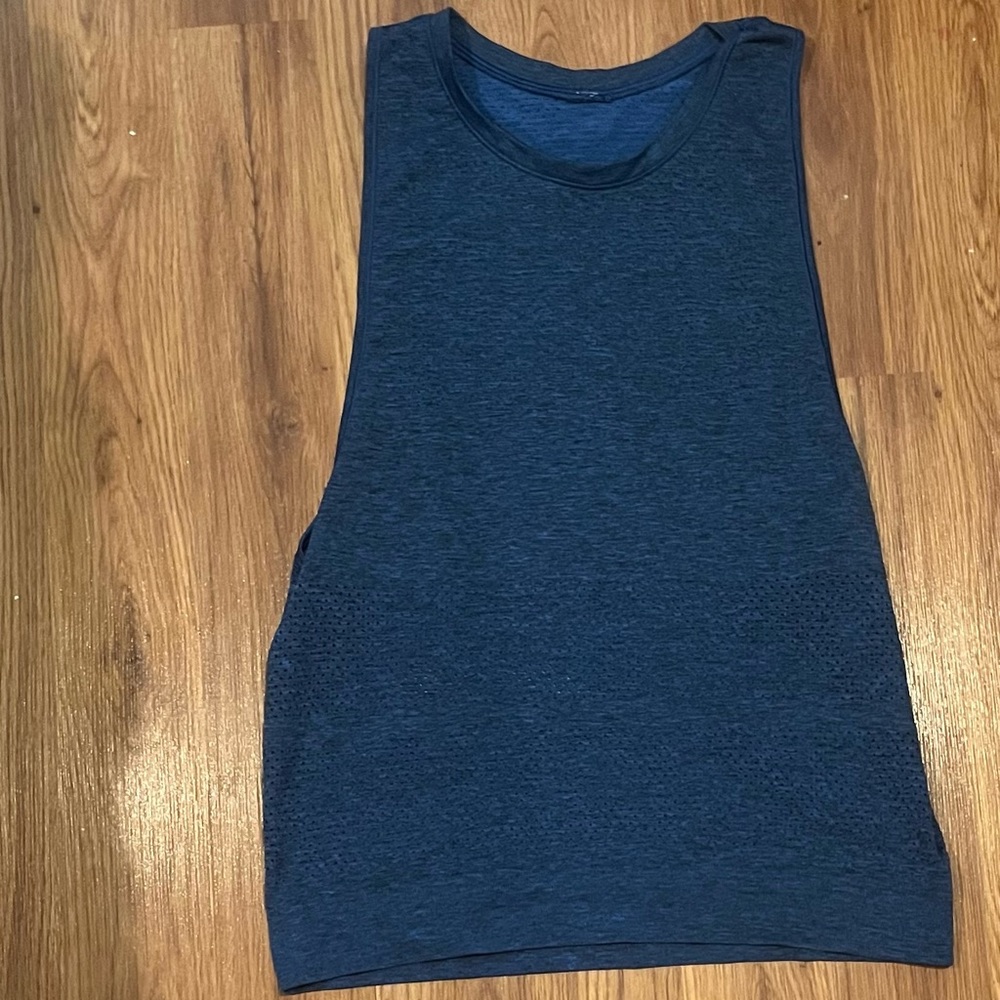 Blue lululemon tank